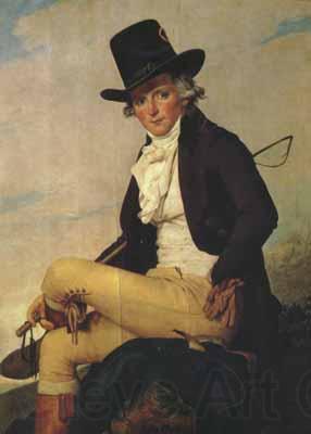 Jacques-Louis David Monsieur seriziat (mk02) Norge oil painting art